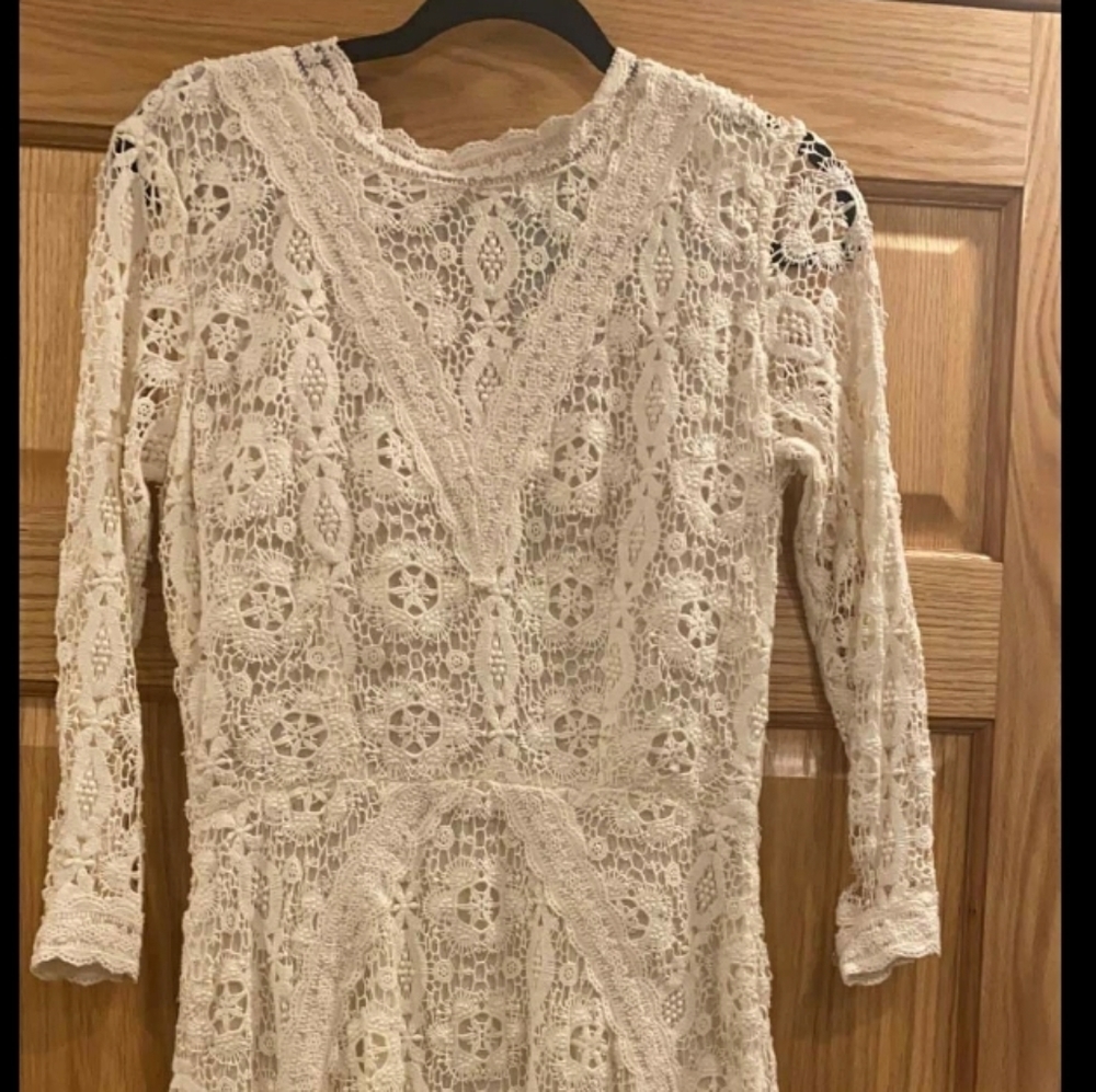 Maje Robe En Dentelle Lace Dress - Picture 3 of 16